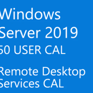 Windows Server 2019 Remote Desktop Services 50 USER Connections Key